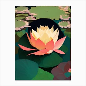 Giant Lotus Fauvism Matisse 2 Canvas Print