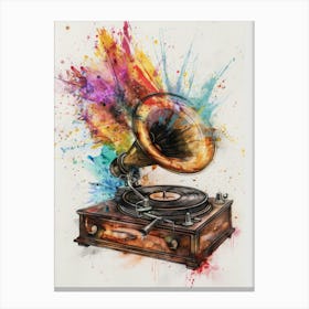 Gramophone 1 Canvas Print
