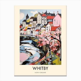 Whitby (North Yorkshire) Painting 2 Travel Poster Canvas Print