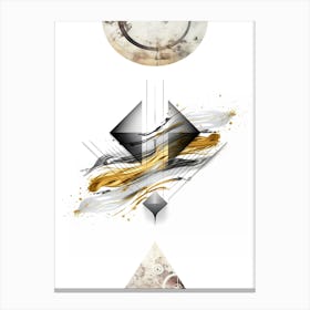 Poster Abstract Illustration Art 16 Canvas Print