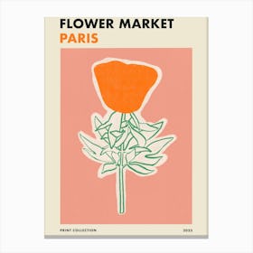 Flower Market Paris Toile