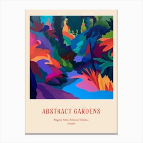 Colourful Gardens Niagara Parks Botanical Gardens Canada 3 Red Poster Canvas Print