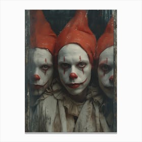 Clowns Canvas Print