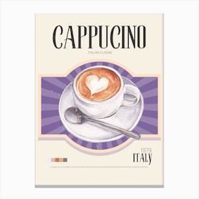 Cappucino Canvas Print