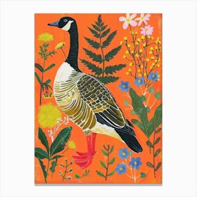 Spring Birds Canada Goose 2 Canvas Print