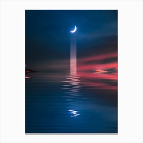 Moon Reflections Canvas Print