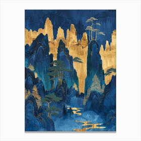 Chinese Mountains 80 Canvas Print