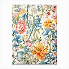 Floral Wallpaper 185 Canvas Print