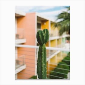 Palm Springs Cactus Canvas Print