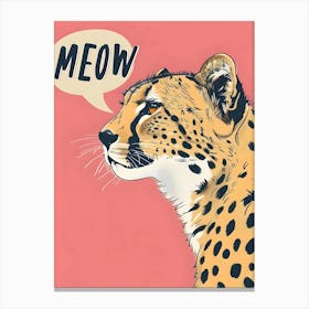 Meow Canvas Print Canvas Print