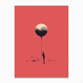 Balloon In The Sky Canvas Print