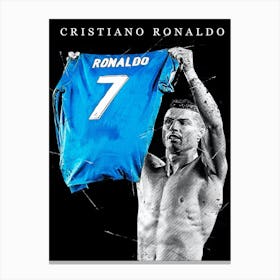 Cristiano Ronaldo Real Madrid 3 Canvas Print