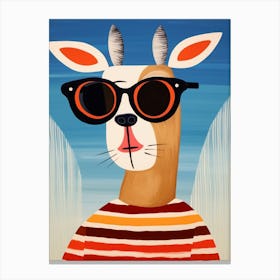 Little Antelope 2 Wearing Sunglasses Canvas Print