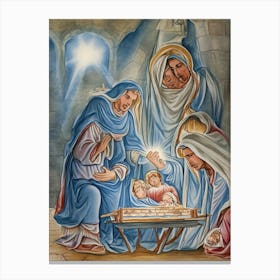 Nativity Scene 6 Canvas Print