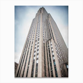 Skyscraper in Manhattan, New York City Canvas Print