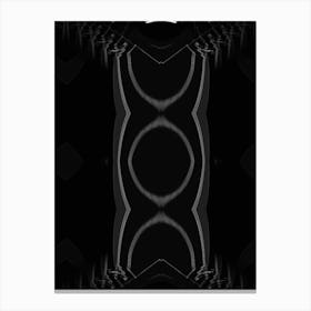 Abstract Black And White 4 Canvas Print