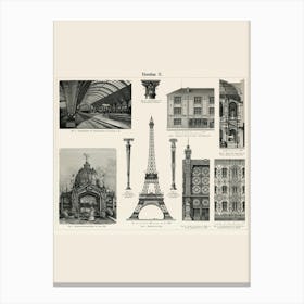 Paris Eiffel Tower Canvas Print