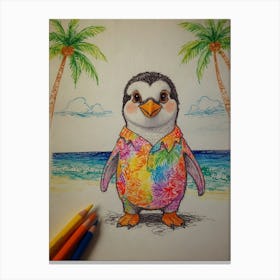 Hawaiian Penguin Canvas Print