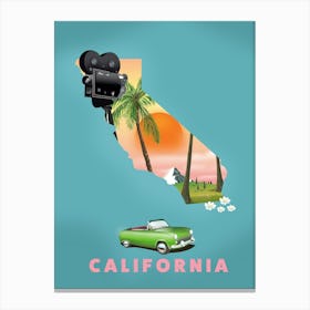 California Movies  Canvas Print