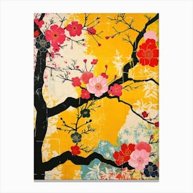 Hokusai Great Japan Botanical Japanese 16 Canvas Print