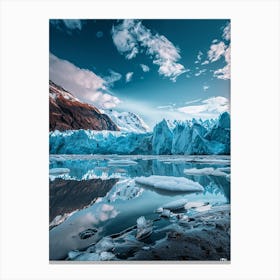 Glacier Reflection Canvas Print