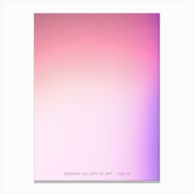 Gradient Purple And Pink Canvas Print