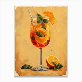 Aperol Spritz Art Print 114 Canvas Print