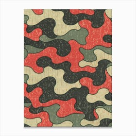 Camouflage Pattern 10 Canvas Print