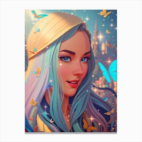 Fantasy Fairytale Girl 1 Canvas Print