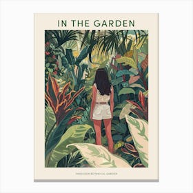 In The Garden Poster Vandusen Botanical Garden Canada 3 Canvas Print