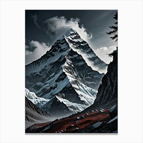 Mountaineering Breathtaking Everest: A World Wonder Canvas Print