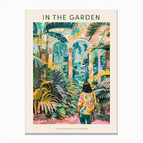In The Garden Poster Vizcaya Museum And Gardens Usa 4 Canvas Print