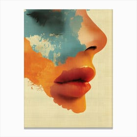 Face Of A Woman 1 Canvas Print