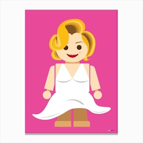 Toy Marilyn Monroe Canvas Print