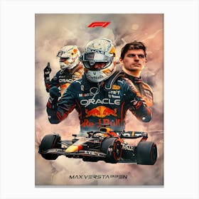 Max Verstappen Formula One Canvas Print