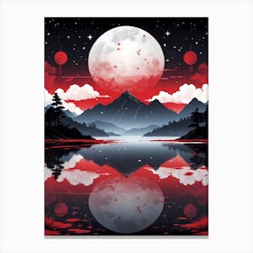 Full Moon In The Sky 1 Canvas Print