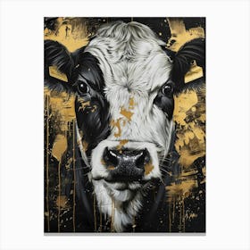 Gold Cow 3 Canvas Print