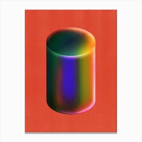 Abstract Cylinder Canvas Print