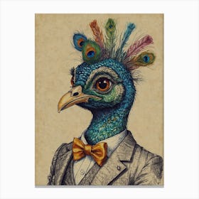 Peacock 38 Canvas Print