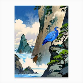 Blue Heron Canvas Print