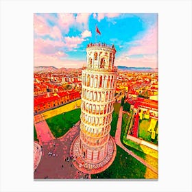 The Pisa tower Canvas Print