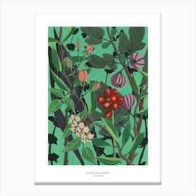 Botanical Garden poster, 30x40cm Canvas Print