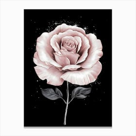 Pink Rose 1 Canvas Print