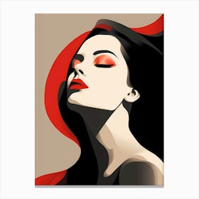 Portrait Of A Woman Canvas Print