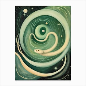 Cosmic Snake Canvas Print