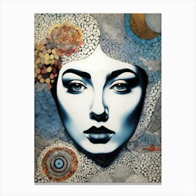 Woman'S Face 2 Canvas Print