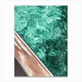 Emerald Water Canvas Print
