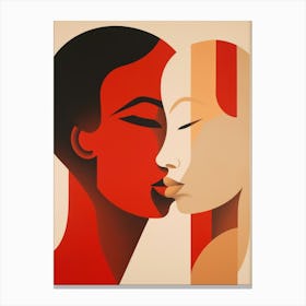 Two Women Kissing 3 Canvas Print