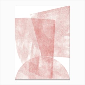 Pink Abstract Graphic Canvas Print