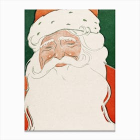 Vintage Santa Canvas Print